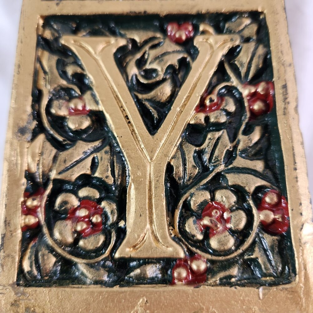 Beacon Hill Christmas 1970s JOY Wax Candle 9 Inches Square Holiday Japan Vintage - Picture 10 of 13